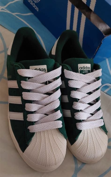 adidas superstar with fat laces